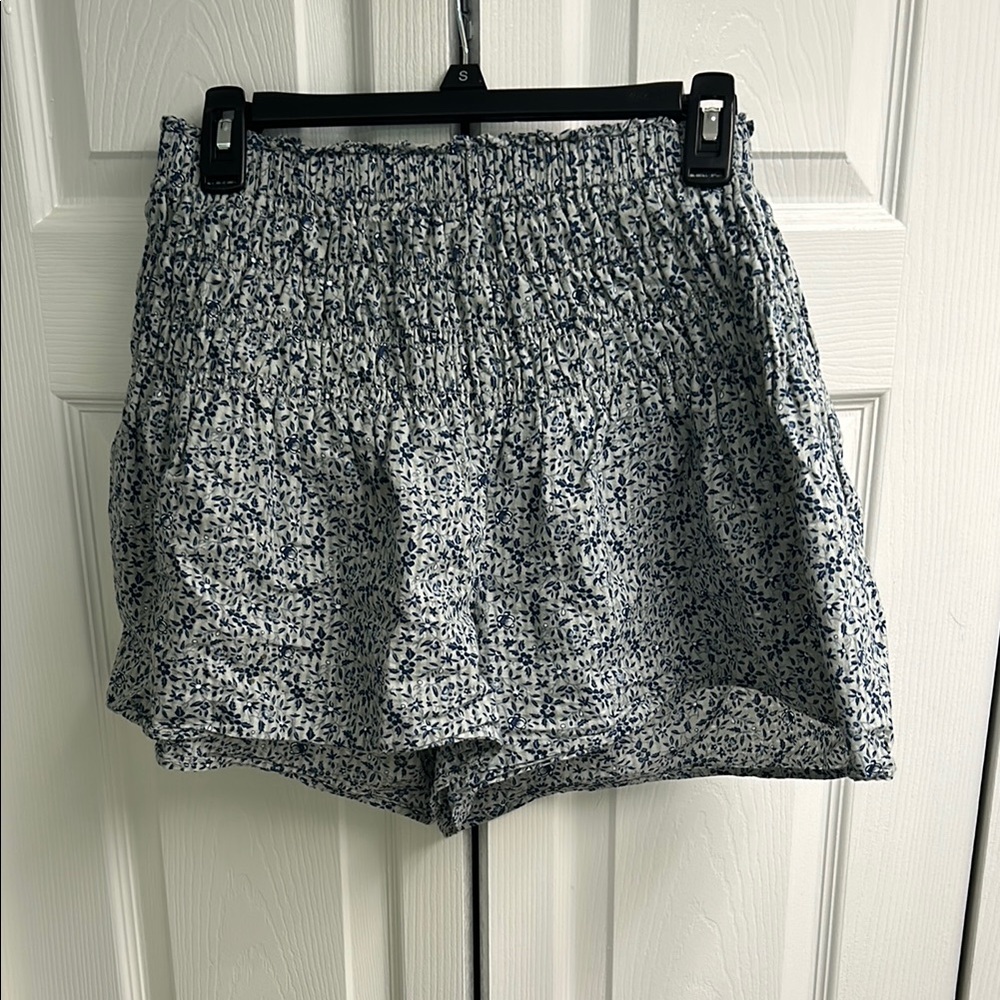 Madewell High Waist Blue Shorts